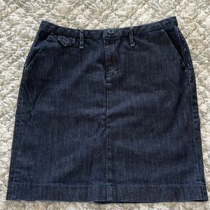 Banana Republic Trouser style pencil jean skirt